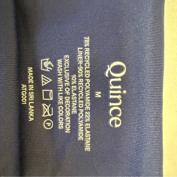 Quince Deep Blue Swimwear - Picture 2 of 3